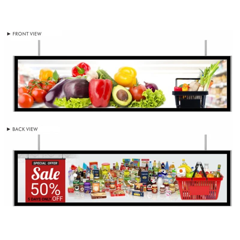 ແຖບ 49 ນິ້ວ ຈໍສະແດງຜົນ Digital Signage ຜູ້ໃຫ້ບໍລິການ